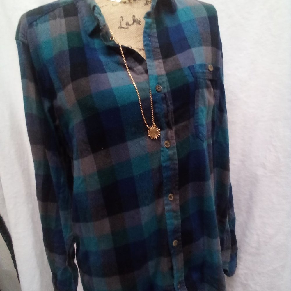 Ocean Current  Flannel xl